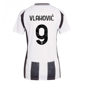 Juventus Dusan Vlahovic #9 Dámské Domácí Dres 2024-25 Krátký Rukáv